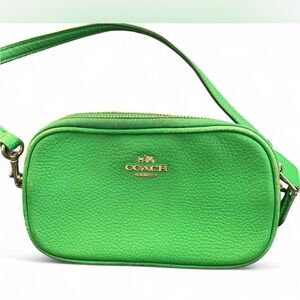 Coach Vibrant Green Crossbody Bag
